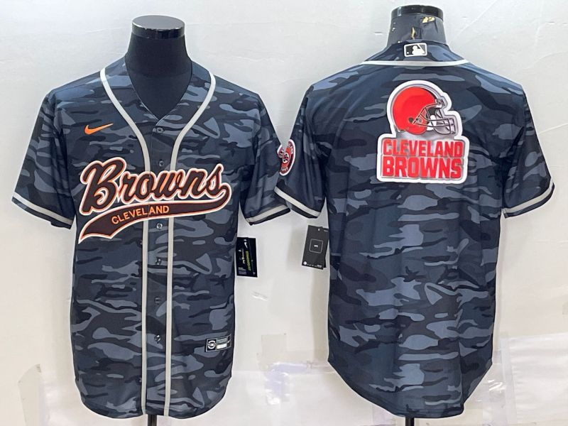 Men Cleveland Browns Blank Camo 2022 Nike Co branded NFL Jersey->cleveland browns->NFL Jersey